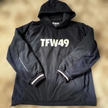 TFW49 후드 부착 자켓 네이비