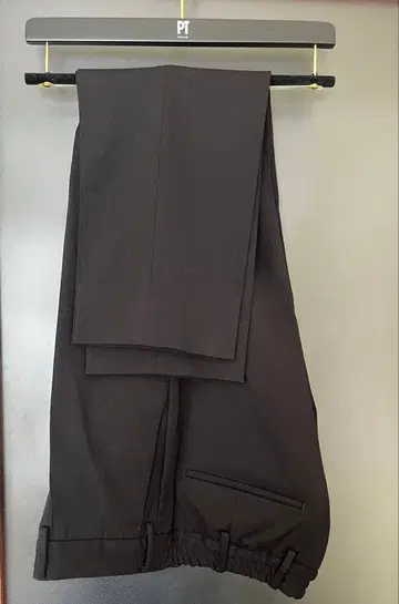 PT TORINO ESTNATION 프레피 핏 팬츠 블랙