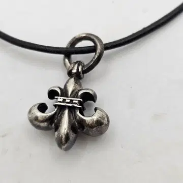 빈티지 Silver925 플레어 드 리스 초커 목걸이