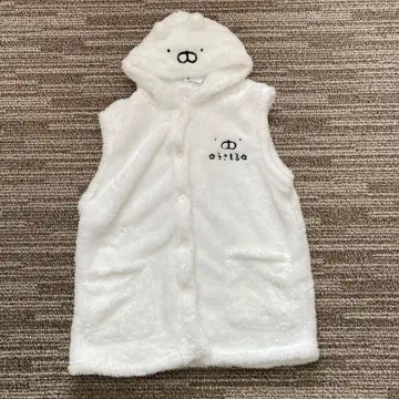 우사마루 베스트 후드 자켓 화이트 M~L 사이즈