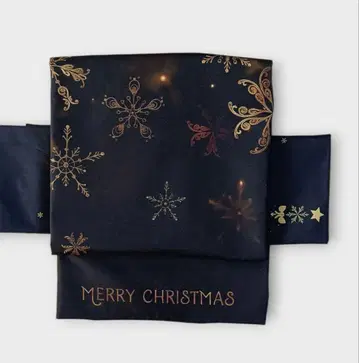 크리스마스 눈꽃 블랙 나고야 오비 블랙