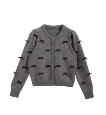 fit more 리본 가디건