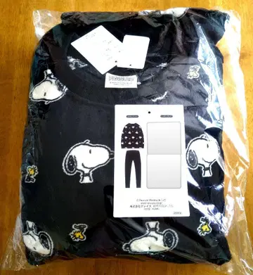 스누피 블랙 파자마 LL 사이즈