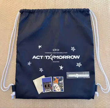 TXT 업그레이드 혜택 냅색 키링 ACT:TOMORROW