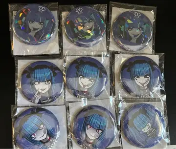 HUNDRED LINE 최종 방위 학원 캔뱃지 복권 아메미야 타비