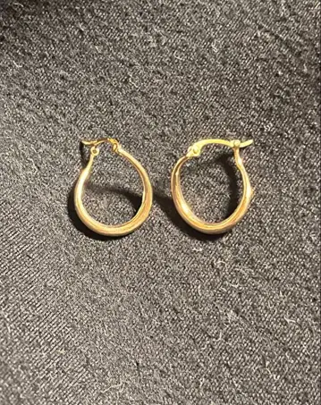 RUGIADA K10 핑크 골드 귀걸이 양쪽 귀