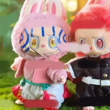 새상품 라부부 labubu 아카자 옷 갈아입기 의류 귀멸의 칼날