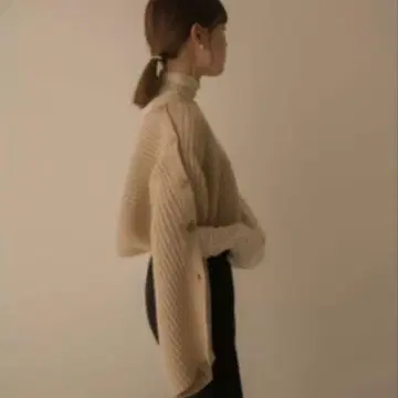 eaphi 사이드 버튼 니트 풀오버