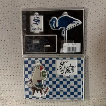 syudou 아크릴 키링  플라밍고 2개 세트