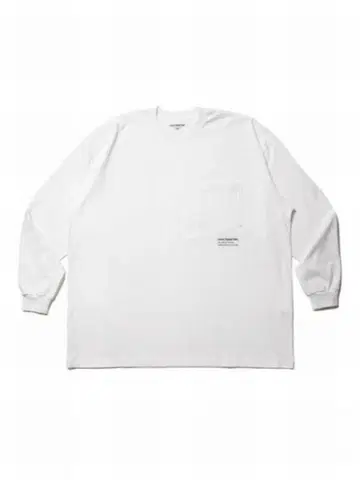 새상품 COOTIE 에러 핏 L/S Tee 화이트 L 사이즈 롱티
