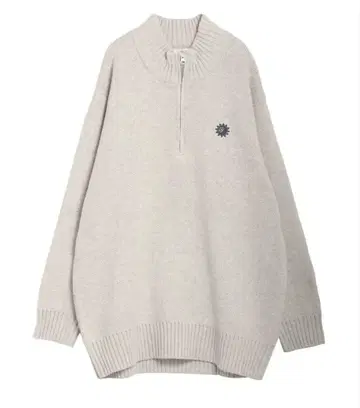 EVRIS SUNNY 하프 지퍼 니트탑