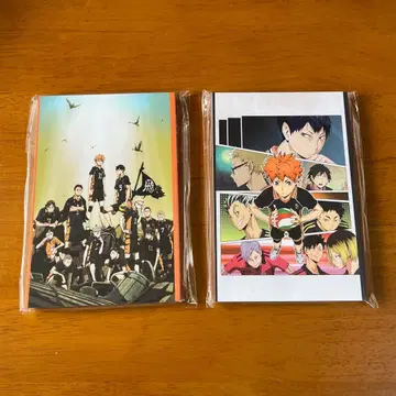 Happy 복권 하이큐!! G상 엽서 카라스노 고교 2개 세트