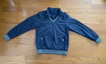 캘러웨이 V넥 패딩 자켓 여성용 골프 M 사이즈 블랙 도트 무늬