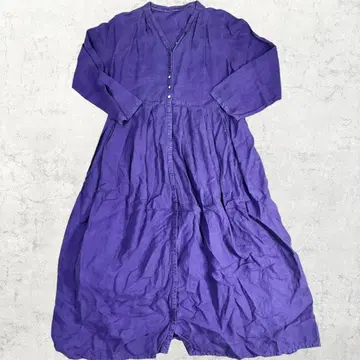 nestRobe 린넨 원피스 퍼플