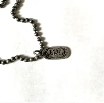 Bill Wall Leather 빌월 가죽 볼 체인 목걸이