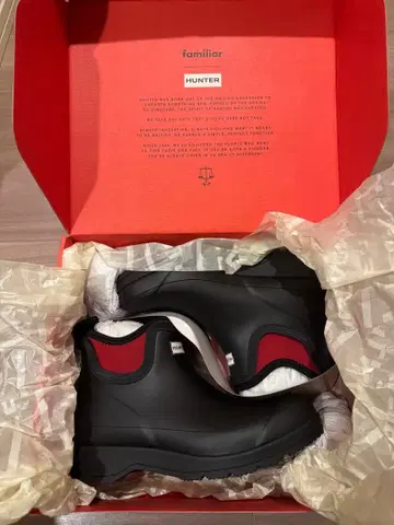 레인부츠 HUNTER x familiar
