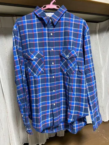 WRANGLER 체크 무늬 플란넬 셔츠