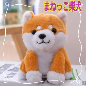 따라 말하는 시바견 봉제 인형 따라쟁이 앵무새처럼 따라하기