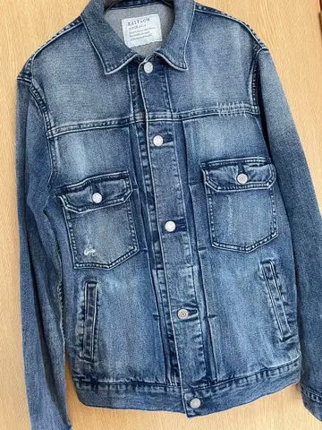 BAYFLOW 데미지 데님 자켓