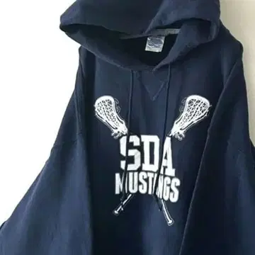 러셀 애슬레틱 SDA 머스탱 후드티 L 네이비 구제 의류