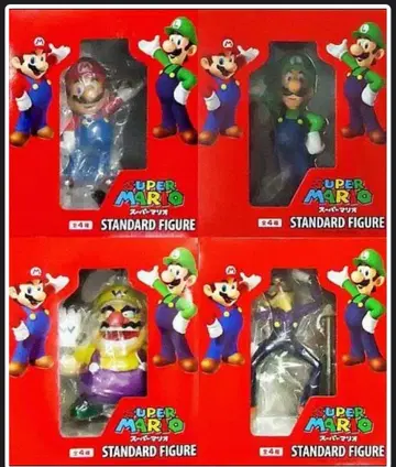 슈퍼 마리오 스탠다드 피규어 전종 4개