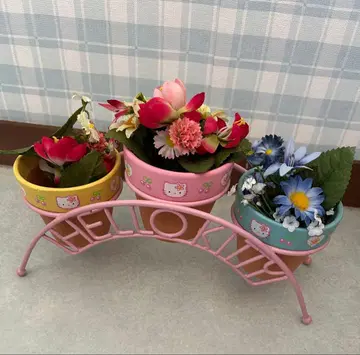 헬로키티 가든 포트 플랜터 산리오 플라워 포트