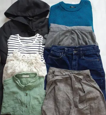 코트 & 상의 & 팬츠 7점 묶음 판매