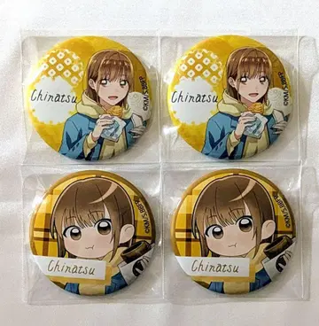 푸른상자 카노 치나츠 나루토 타이야키혼포 캔뱃지 4개