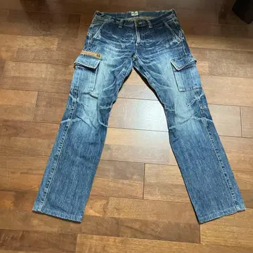 비추쿠라시키 공방 이터널 스트레이트 카고 데님 30 53062