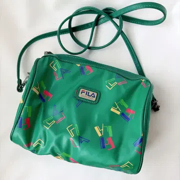레어! 90's 빈티지 FILA 올 패턴 숄더백 Y2K 레트로
