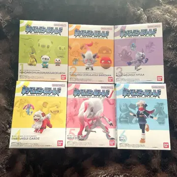 포켓몬 스케일 월드 비취 지방 전 6종 풀 컴프