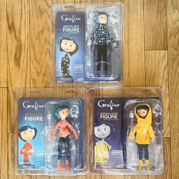 코렐라인과 버튼의 마녀 피규어 3종 세트