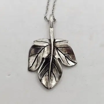[ 빈티지 ] 리프 모티브 Silver925 펜던트 목걸이