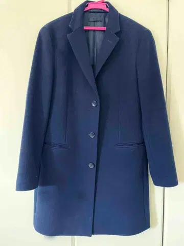 유니클로 UNIQLO 체스터 코트 비즈니스 네이비 M 사이즈 캐시미어