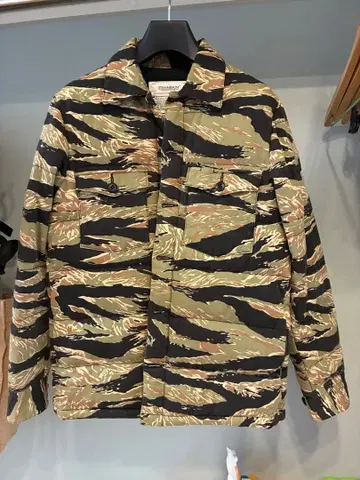 카모 무늬 STAMMBAUM 충전솜 블루종