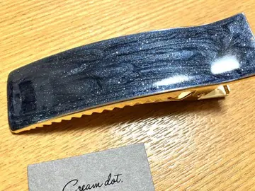 다크 블루 헤어 클립