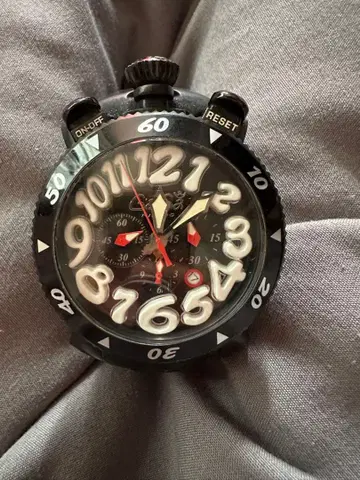 GaGa MILANO 마누아레 MM48 크로노그래프 손목시계 쿼츠