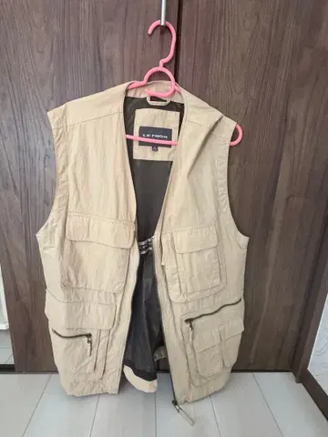 LE PROS 베이지 멀티 포켓 베스트