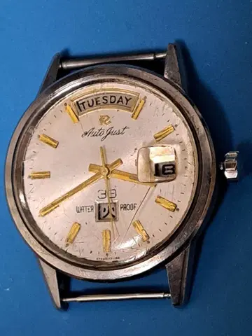 리코 오토 저스트 삼창 33석 자동 와인딩 정크