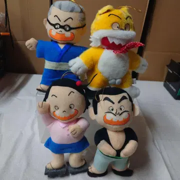 쟈린코 치에 봉제 인형 4체 세트 사이즈 약 21cm 레트로