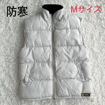 화이트 다운 베스트 퀼팅