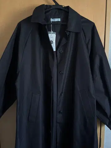 택 포함 새상품급 ap retro 스텐카라 코트 블랙