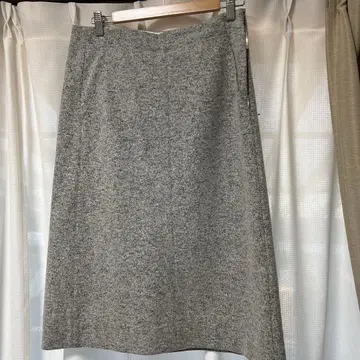 BEIGE, 그레이 타이트 스커트 무릎 기장