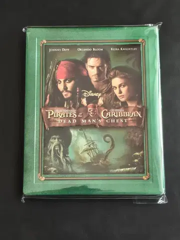 수입반 파이리츠 오브 카리비안 데드맨즈 체스트 스틸북