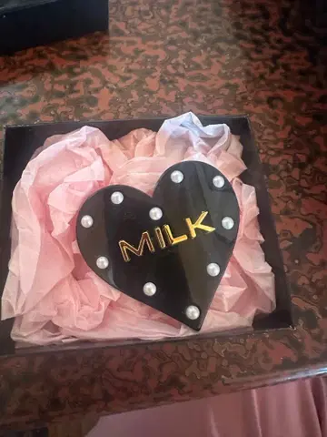 MILK 하트 모양 헤어핀