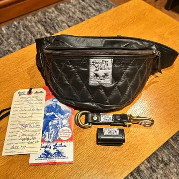 Langlitz Leathers 패디드 인사이드 포켓 웨이스트백