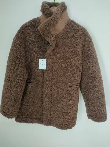 [ 새상품.미사용 ] Unrelaxing 보아 자켓 브라운