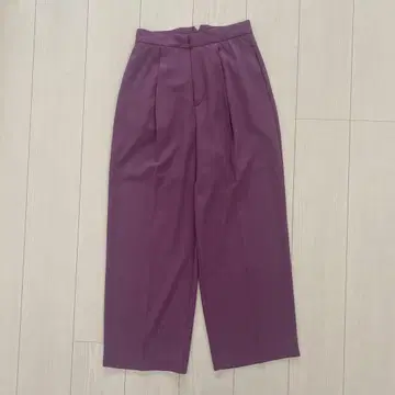 ROSE BUD 퍼플 와이드 팬츠 S