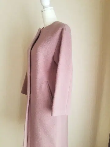 이에나 IENA 롱 코트 핑크 사이즈 34