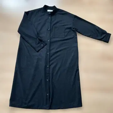 merci 메르시 블랙 롱 긴팔 셔츠 원피스 프렌치 브뤼